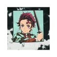thumbnail image 7 of Demon Slayer Mens' Tanjiro Kamado Kanji Tie-Dye Long Sleeve Adult T-Shirt, 7 of 7