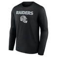 thumbnail image 2 of Men's Maxx Crosby Black Las Vegas Raiders Team Wordmark Player Name & Number Long Sleeve T-Shirt, 2 of 3