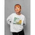 thumbnail image 2 of Sagittarius Archer Emoji - Retro Zodiac Graphic Women's Sweatshirt, 2 of 4
