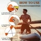 thumbnail image 3 of 12 Piezas de Anillo en D para Inflable Kayak SUP, de PVC con Anillo en D Stand-Up Paddleboard Canoa Rafting Naranja, 3 of 5