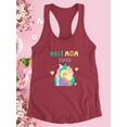thumbnail image 3 of Best Mom Ever Pastel Color Racerback Tank Women -Image by Shutterstock, Female x-Small, 3 of 4