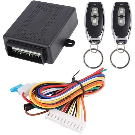 X AUTOHAUX Universal Car Remote Central Kit Door Lock Keyless Entry System - DC 12V Only
