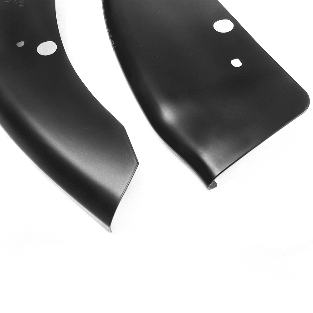 Ikon Motorsports Compatible with 15-23 Dodge Charger SRT Scat Pack Front Bumper Lip Splitter Matte Black