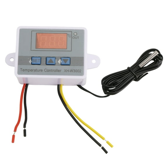 TOP! XH-W3002 Microcomputer Digital Thermostat 12V 120W with Probe Heat Cool Temp Control Switch