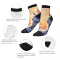 thumbnail image 5 of Fuzoiu Sunshine Colorful Cloud Rabbit Print Adult Socks, Crew Moisture-wicking Socks, Unisex Cushion Crew Socks,Casual Sports Ankle Socks, 5 of 7