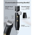 thumbnail image 2 of Manmade Trimmer - Electric Ball Trimmer for Men & Women, Skin Safe Edge Body Trimmers & Groin Hair Shaver Bundle, IPX7 Waterproof Wet/Dry Bikini Trimmers, Built for Sensitive Areas, 2 of 7