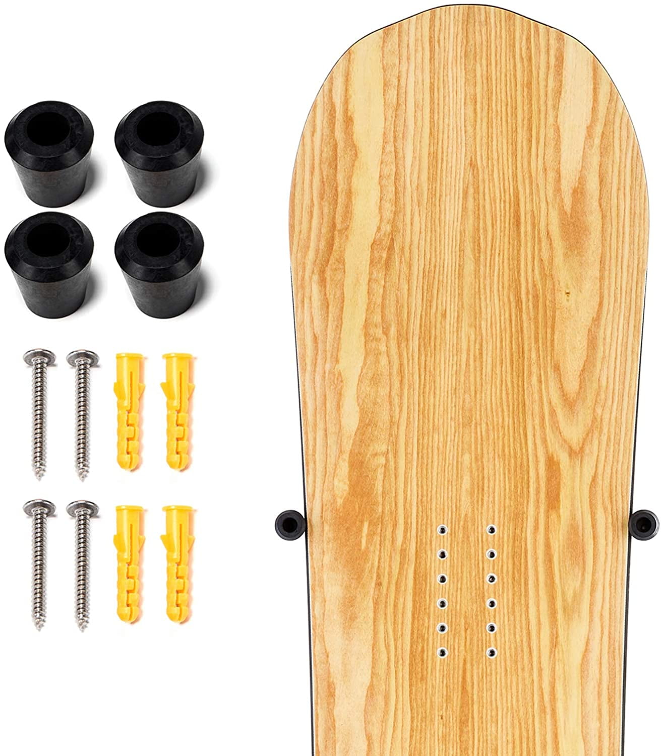 XCMAN Snowboard Skateboard Wall Mount Bullet Display Hanger Indoor Snowboard Storage Racks