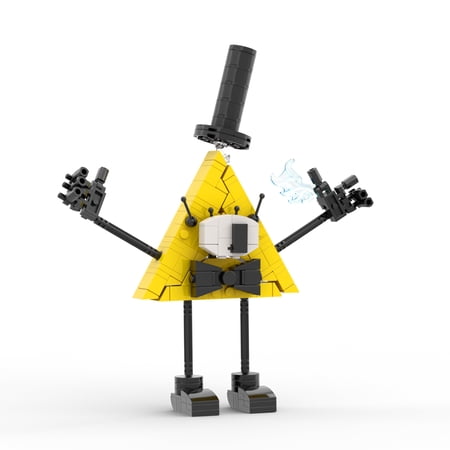 Bill Cipher Model Triangular Inter-dimensional Demon Monster from Animation Building Toys Gift for Kids