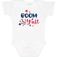 thumbnail image 3 of Inktastic 4th of July Boom Y'all with Red White and Blue Stars Boys or Girls Baby Bodysuit, 3 of 5
