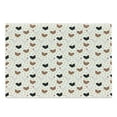 thumbnail image 1 of Hen and Chicks Cutting Board, Farm Themed Continuous Pattern with Cartoon Domestic Birds and Babies, Decorative Tempered Glass Cutting and Serving Board, in 3 Sizes, by Ambesonne, 1 of 2