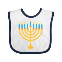 Inktastic Hanukkah Chanukah Menorah Boys or Girls Baby Bib