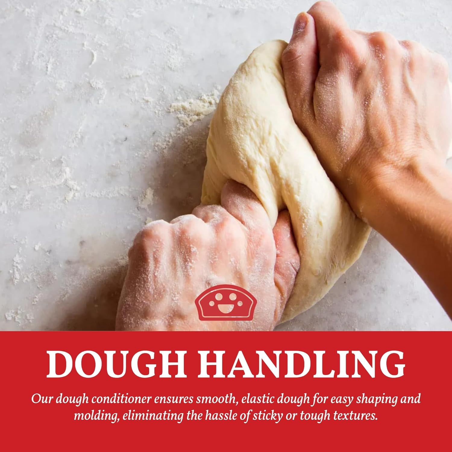 Bakers Club Artisan Dough Conditioner – Bread Improver & Baking Enhancer for Better Texture, Volume & Shelf Life – Sourdough, Pizza Crust, Bagels, Muffins, Cakes, Cookies & Enhances Any Flour 10o