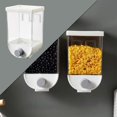 thumbnail image 1 of Tanque de almacenamiento de arroz montado en la pared /1500ml, contenedor de almacenamiento de alimentos de cubo para de grano S Soledad dispensador de cereales, 1 of 9