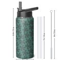 thumbnail image 4 of Camouflage Insulated Stainless Steel Water Bottle with Straw & Cleaning Brush – 18/32/40 Oz | Leakproof, BPA-Free, 304 Stainless Steel, Wide Mouth, Travel Mug for Car, Gym, Office, 4 of 5