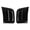 Glossy Black, variant on M Buder 1 Pair Front Bumper Side Air Vent Cover Trim Panel, Enhanced Airflow Stylish Look for Subaru Impreza WRX STI 2008 2009 2010 2011 2012 2013 2014 (Glossy Black, 10.6 inches / 27 cm)