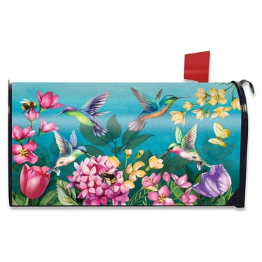 Briarwood Lane Springtime Hummingbirds Mailbox Cover
