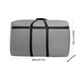 thumbnail image 3 of Bolsa de Tela Reforzada Grande para Mudanzas de Ropa | Bolsa de Almacenamiento Impermeable y Fácil de Limpiar | Cremallera Resistente | Ventana Transparente | Asas | Negro o Gris | 80x45x25 cm, 3 of 9