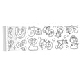 thumbnail image 4 of Hojas para colorear de pared de 300 cm, póster para colorear mantel para colorear, papel de relleno de Color, rollo de papel de dibujo para lápices de estilo D Macarena  Rollo de papel para colorear, 4 of 8