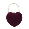 thumbnail image 5 of Party Clutch Purse Cute Heart Shaped Women Handbag Evening Bags, 5 of 5
