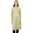 thumbnail image 2 of Phagun Cotton Designer Kurta Women Ethnic Top Tunic Indian Dress Straight Kurti, 2 of 7