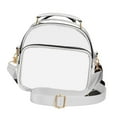 thumbnail image 4 of fenteer Clear Crossbody Bag, Crossbody Bag, Tote Bag, Detachable Strap, Stadium Approved White, 4 of 8