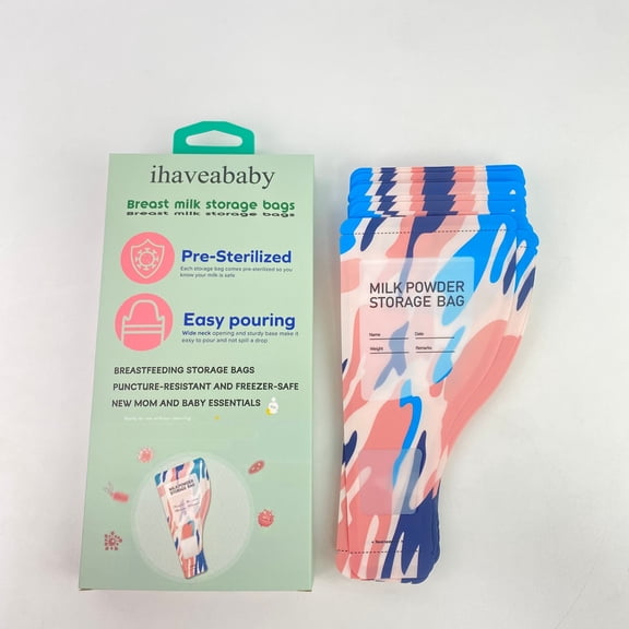 ihaveababy Breast milk storage bags,Mom Breastmilk Storage Bags - 30 Count - Perfect for Moms On The Go