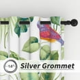 thumbnail image 5 of Lfeey Tropical Leaves Blackout Curtains, Tropical Window Grommet Curtain, 42x63 Inch, 2 Panels, 5 of 6