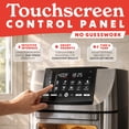 thumbnail image 3 of Gourmia 14 Qt Air Fryer Oven, 12 Presets, Rotisserie, FryForce 360°, Stainless Steel, 3 of 11