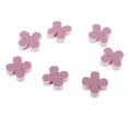 thumbnail image 7 of 100 Piece Pink Flower Shaped Wooden Beads Loose Spacer Beads for Jewelry Making Craft 15mm, 7 of 7
