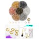 thumbnail image 3 of 1820 Unids Metal Open Jump Rings 6mm Herramientas con Caja Accesorios Hallazgos DIY Split Rings Key Hoops Plateado para Fabricación Colgante Macarena Anillos de salto abiertos, 3 of 7