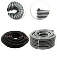 thumbnail image 4 of 2 Meter Vacuum Cleaner Threaded Hose Inner Diameter 50mm Hose Black, 4 of 7