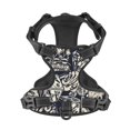 thumbnail image 4 of XMXY No Pull Dog Harness, Skeleton Bone Dice Adjustable Reflective Pet Harness with Oxford Vest, X-Large Size, 4 of 9