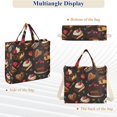 thumbnail image 6 of FORMRS Womens Corduroy Tote Bag Crossbody Shoulder Handbag with Pocket, Chocolate Cakes, 6 of 7