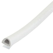 M-D Building Products 63628 1/4 in. x 5/16 in. x 17 ft. White Premium Rubber Window Seal for Medium Gaps