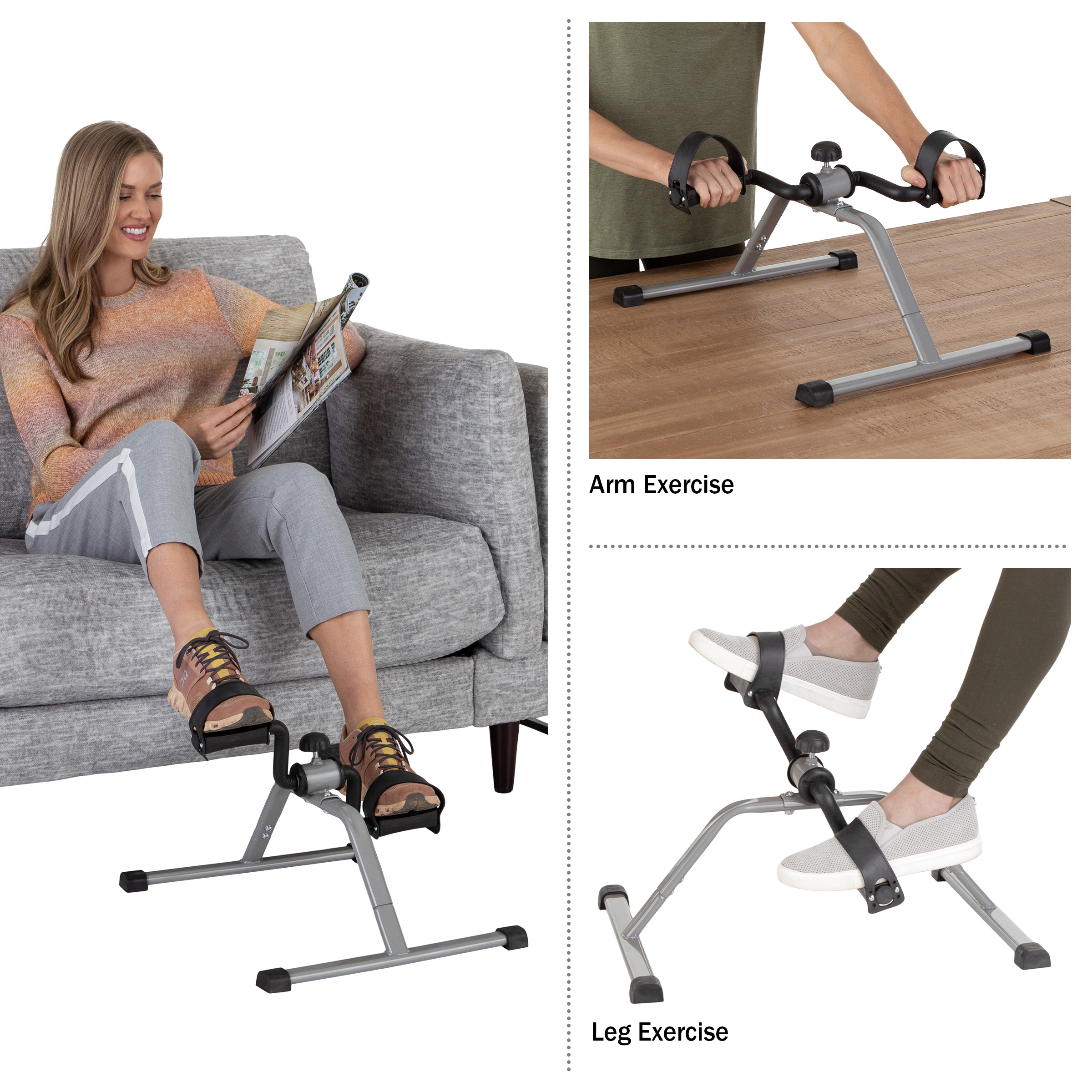 Wakeman Fitness Portable Under Desk Exercise Pedal Machine photo 3