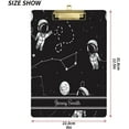 thumbnail image 2 of FMSHPON Planets Space Starry Clipboard Hardboard Wood Nursing Clip Board and Pull for Standard A4 Letter 13x9 inches, 2 of 6