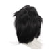 thumbnail image 1 of Peluca corta peluda ANGGREK unisex negra blanca para fiestas, 1 of 8