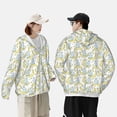 thumbnail image 6 of Daiia Moon And Rabbit UPF 50+ Sun Protection Hoodie Jacket Lightweight Long Sleeve Sun Shirt for Women Men with Pocket Hiking Outdoor-X-Large, 6 of 9