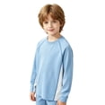 thumbnail image 4 of Bigetiay Girls Boys Fall Clothes Kids Crew Neck Long Sleeve Shirts Breathable Lightweight Basic Tee for Casual, Size 12-13 Years, 4 of 4