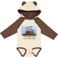 thumbnail image 3 of Inktastic I Love Trains Boys or Girls Long Sleeve Baby Bodysuit, 3 of 5