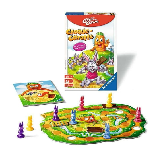 Ravensburger Les Jeu Coup de Coeur - Croque Carotte Board Game (French)