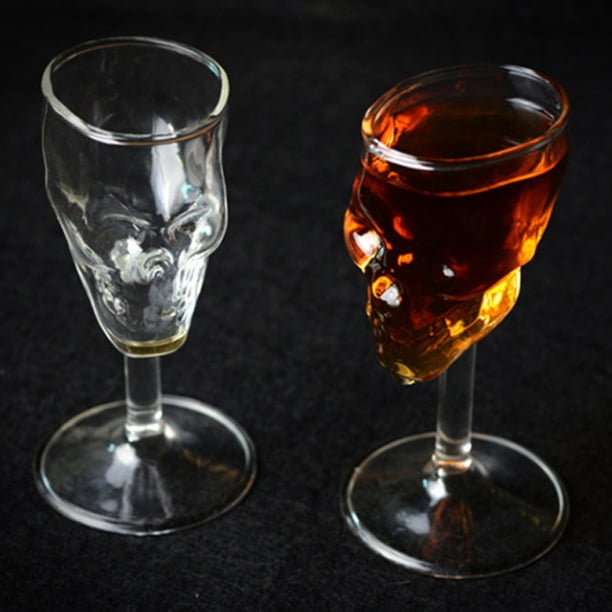 Taza De Cristal Con Cabeza De Calavera, Copa De Cristal Exquisita única Con Cabeza De Calavera, Artesanía Fina Multiusos Para Vino Tinto Para Bebidas