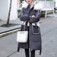 thumbnail image 3 of LYXSSBYX Womens Long Sleeve Dress Hot Sale Clearance Women Winter Long Sleeve Hooded Padded Coat Outerwear, 3 of 9