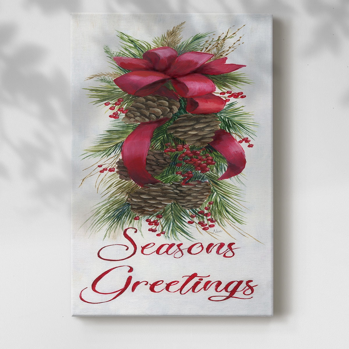 Seasons Greetings- Gallery Wrapped Canvas
