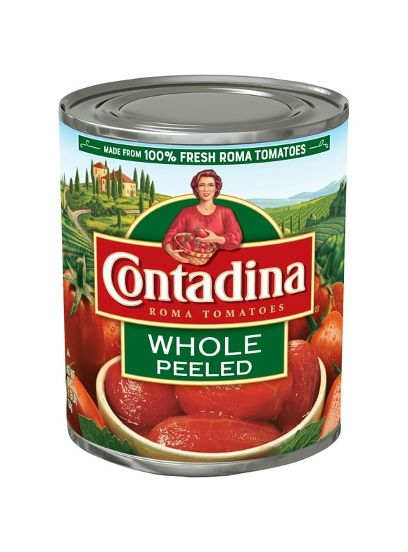 Contadina Canned Whole Peeled Tomatoes, 28 oz Can