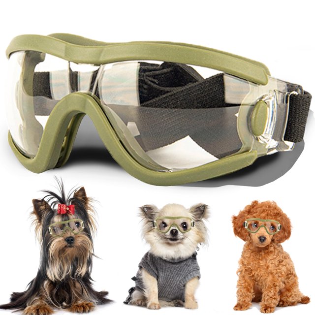 Gafas de Sol para Perros NICERINC PET Protección UV con Correa Ajustable
