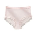 thumbnail image 3 of Bxsruta Women's Plus Size High Waist Seamless Breathable Lace Thong for Everyday Comfort, 3 of 8