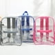 thumbnail image 4 of School necessities Clear Backpack, PVC Transparent Backpack Stadium Approved With Reinforced Strap School Bookbag For School, Workplace, Stadium, Travel, Security, Festival, 4 of 4