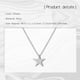 thumbnail image 5 of Collar de estrella delicado, creativo, cadena de clavícula sencilla, cadena de cuello de moda para mujer y niña (plata), 5 of 7