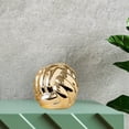 thumbnail image 4 of Almohada con nudo, almohada anudada con forma de bola, estatua, almohadas anudadas decorativas, almohada con nudo redondo para fotografía, suelo , oro, 4 of 8